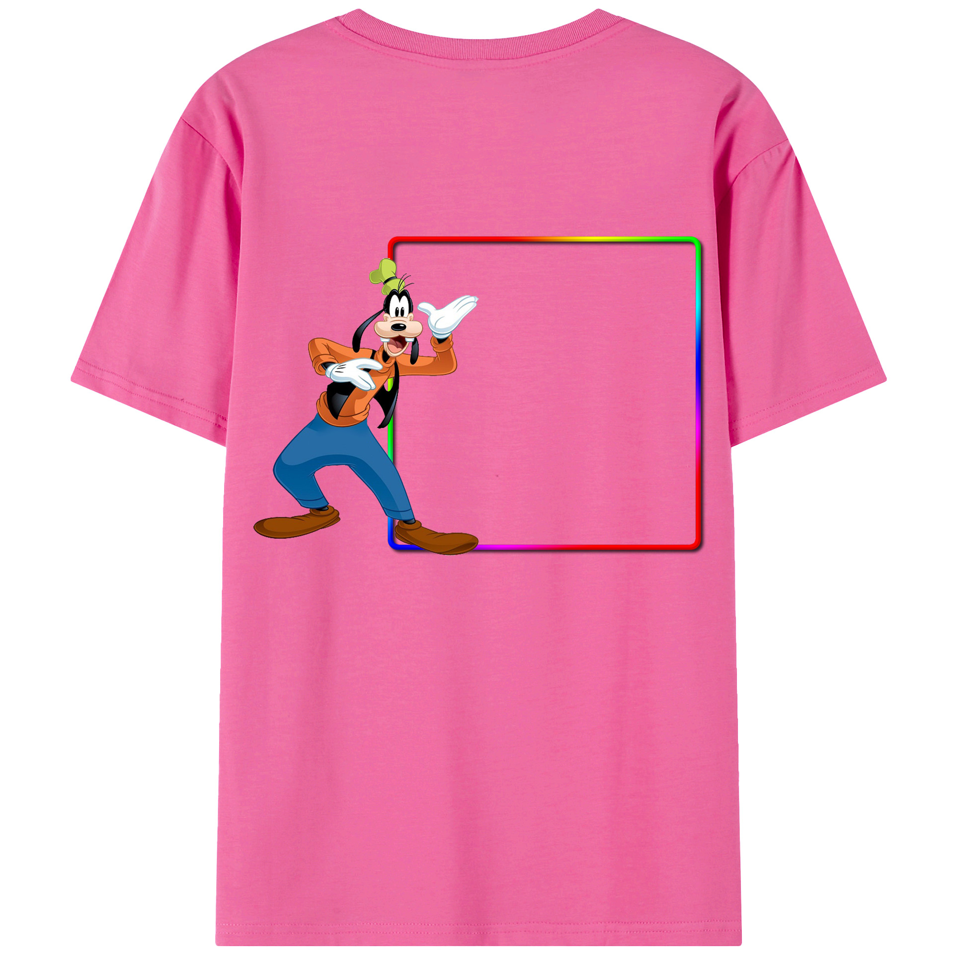 （画像用） ミッキーマウス Mickey Mouse レディース半袖Tシャツ(バックプリント)